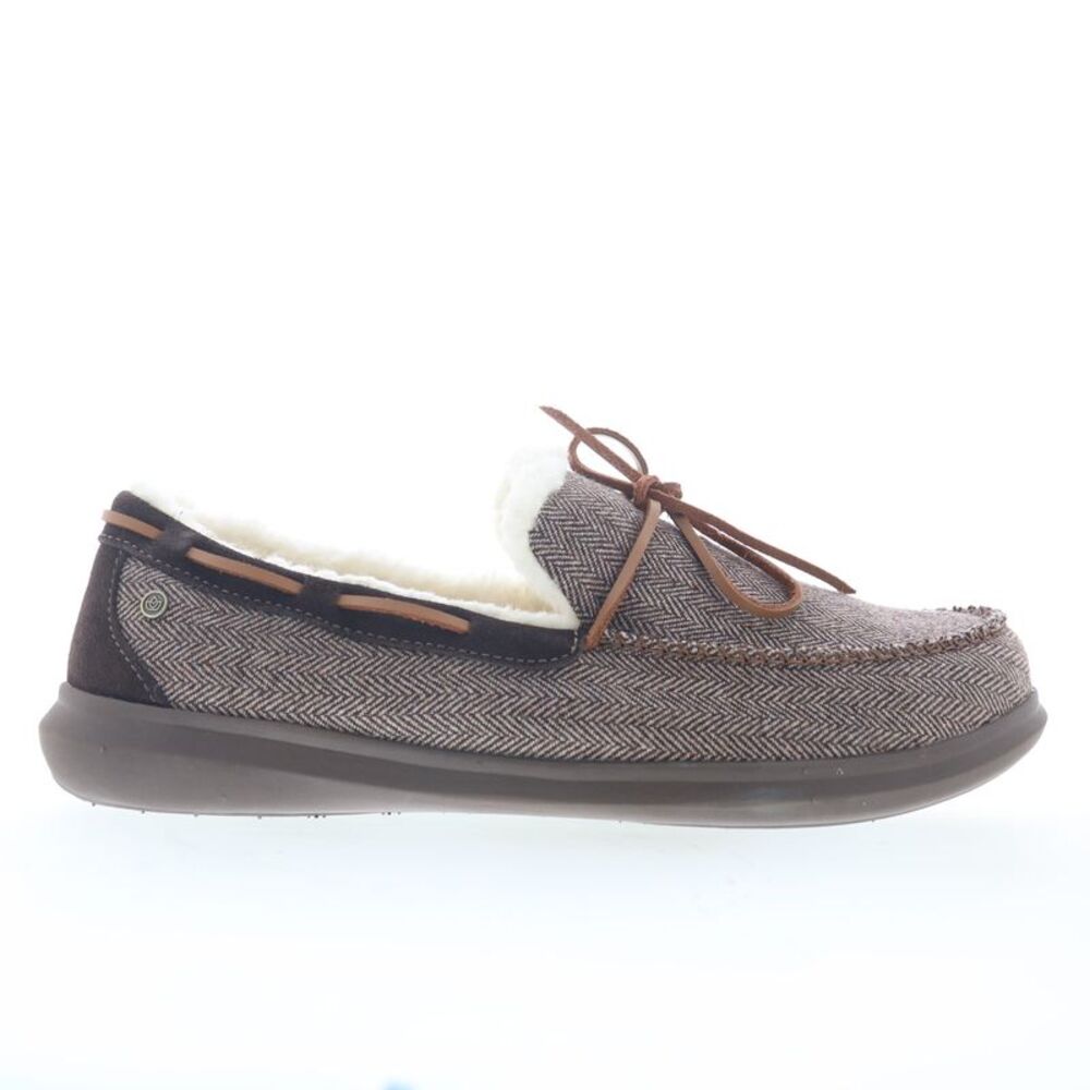 Spenco Mens Birch Slipper Brown Shoes (NWT)